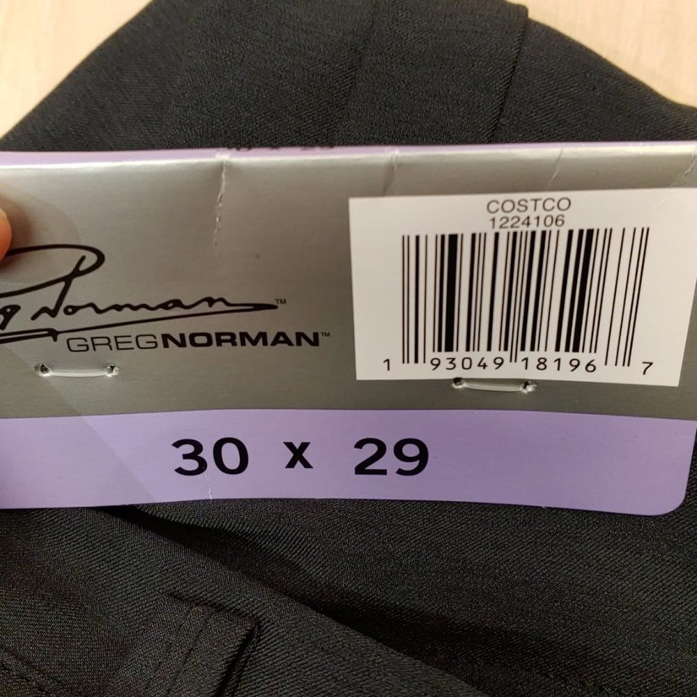 Greg Norman Men’s Performance Classic Travel Dress Pants Gray - Picture 7 of 7